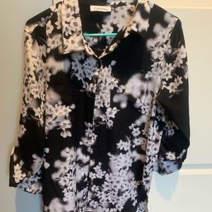 Calvin Klein button down Blouse